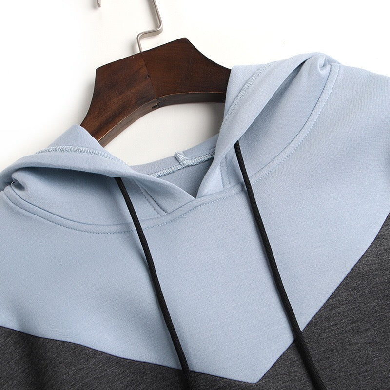 Color Block Sweatshirt Dress