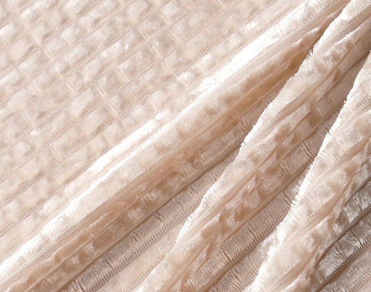 Velvet Shirt W/ Ruffle Detail