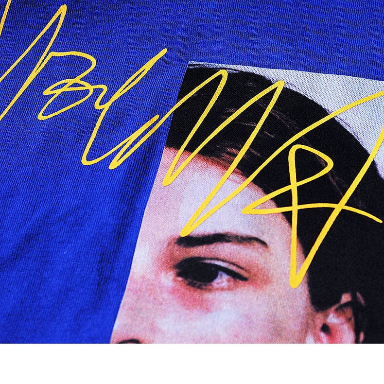 Blue T-Shirt W/ Earing