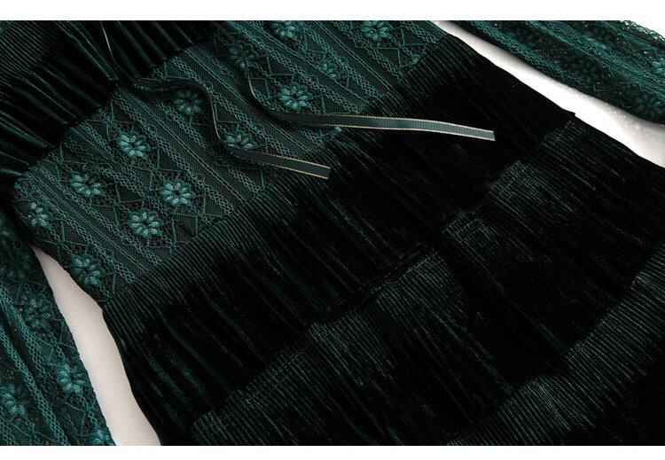 Vintage Layered Lace Dress