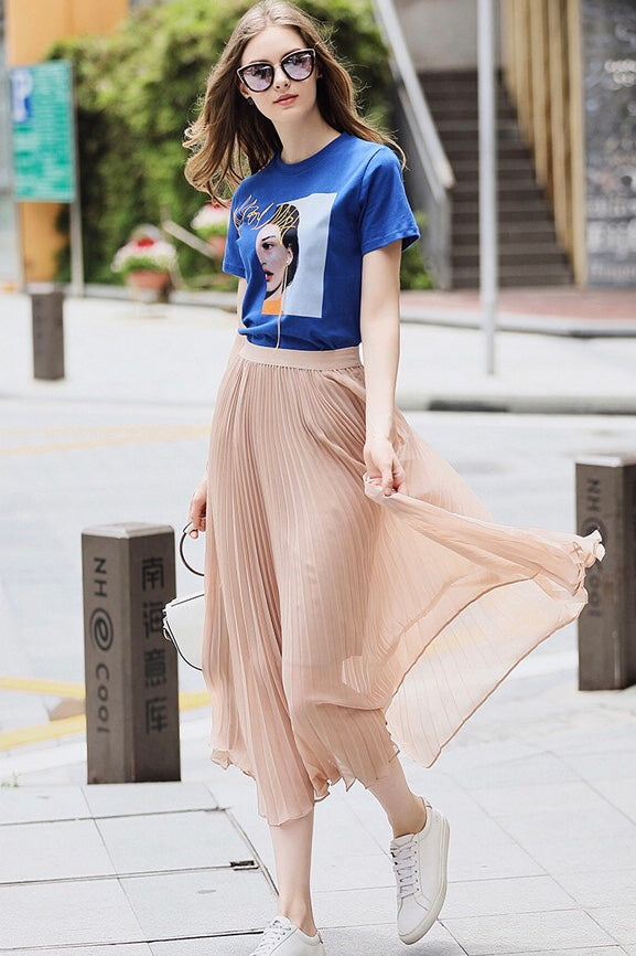 Blue T-Shirt W/ Earing