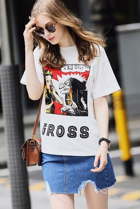 Snow White Print T-Shirt