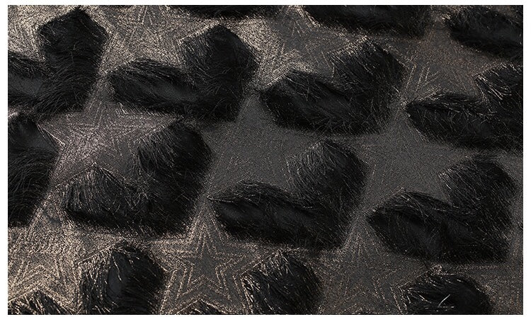 Black and Gold Star Maxi Dress