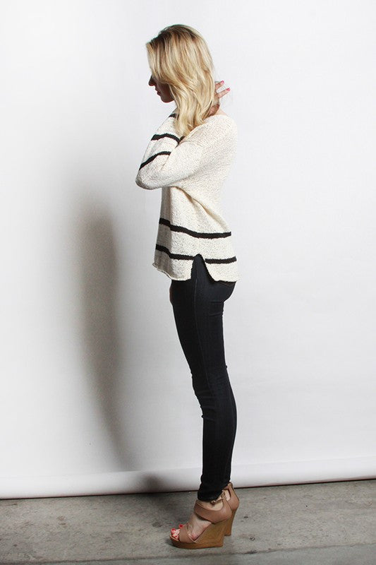 Stripe Ella Sweater - Dress Album