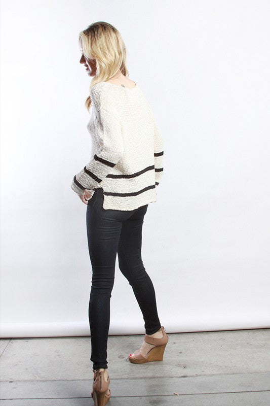 Stripe Ella Sweater - Dress Album