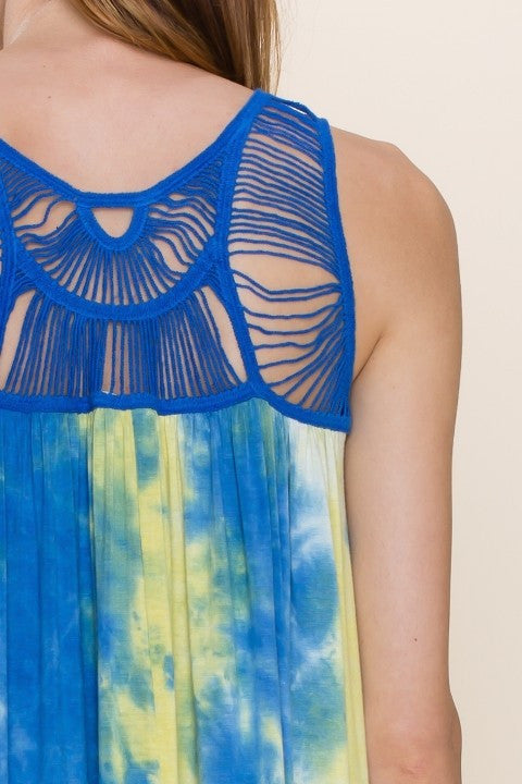 Tie Dye Jersey Dress - Dress Album