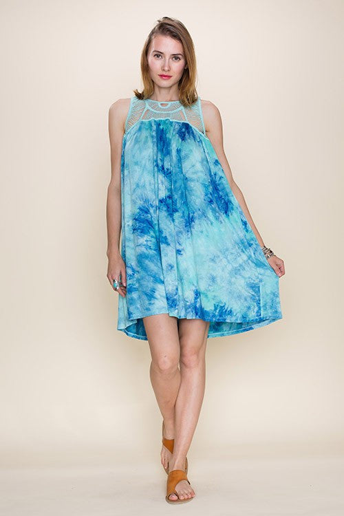 Tie dye jersey dress outlet