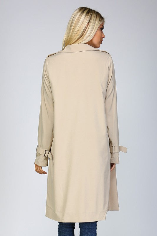 Single Breasted Trench Coat